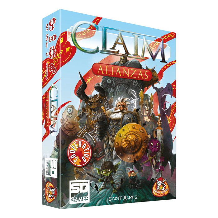 Sd games Claim: Alianzas Jeu de cartes stratégique pour 2 joueurs, à partir de 10 ans, 25 min, Version Espagnole Sd games Claim: Alianzas Jeu de cartes stratégique pour 2 joueurs, à partir de 10 ans, 25 min, Version Espagnole