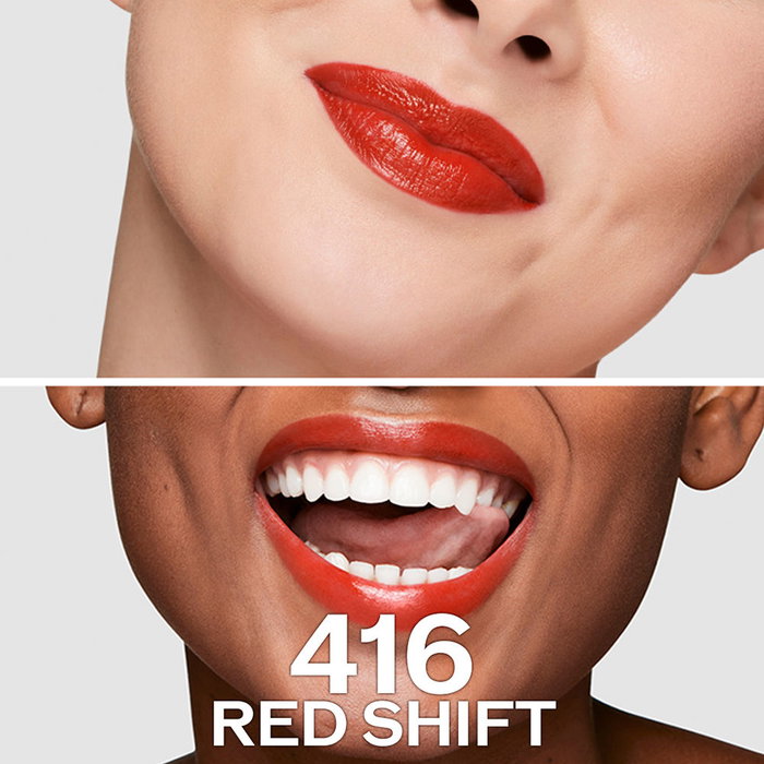 Shiseido Rouge à Lèvres Liquide Technosatin Gel, 3.30 g, Nuance QUATRE CENT SEIZE - Décroissement vers le Rouge
