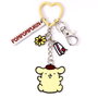 THE CARAT SHOP Llavero (porte-clés) Pompompurin Hello Kitty en alliage de zinc avec clip pratique et anneau en forme de cœur