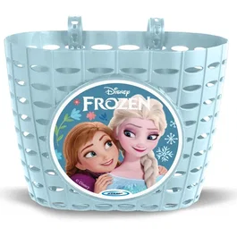 Disney Corbeille de Vélo La Reine des Neiges - Fixation Universelle, dès 3 Ans