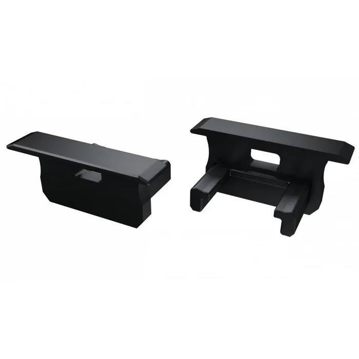 Bouchon de finition pour profilé de type B avec trou, gris Bouchon de finition pour profilé de type B avec trou, gris