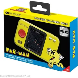My Arcade Console rétro Atari Pocket Player PRO Pac-Man avec écran 7cm haute résolution - Jeu d'arcade classique