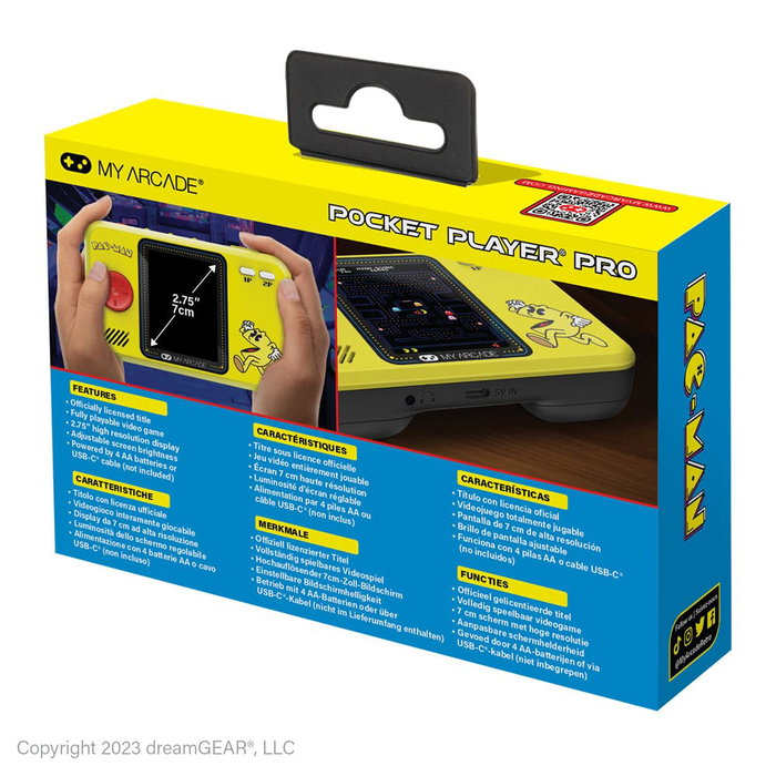 My Arcade Pocket Player PRO Pac-Man Jaune