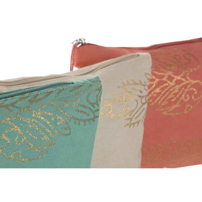 Home ESPRIT Nécessaire de Voyage Méditerranéen (Lot de 3 Unités)