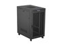 Lanberg Armoire rack 19 pouces 27U 800x1200 porte mesh avec LCD Flat Pack noir