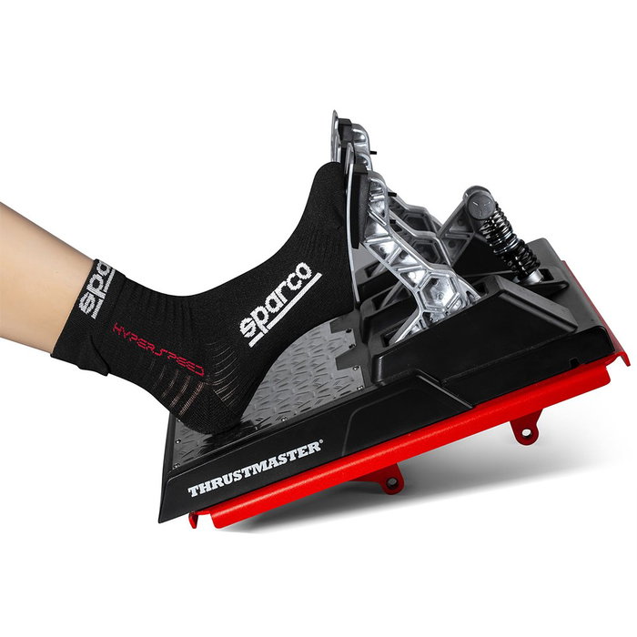 Sparco Chauffettes Hyperspeed S01290NR4647 T 46-47 Noires - Chaussettes de Simulation avec Talon en Cordura Renforcé