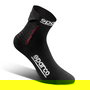 Sparco Chauffettes Hyperspeed S01290NR4647 T 46-47 Noires - Chaussettes de Simulation avec Talon en Cordura Renforcé