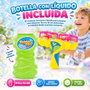 JugaToys Lanceur de bulles double avec bouteille de liquide