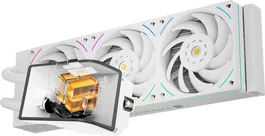Thermalright Wonder Vision 360 UB Watercooling AIO pour CPU avec afficheur AMOLED incurvé 6,67 pouces, ventilateurs 120mm ARGB, blanc - Compatible Intel LGA 1851/1700 et AMD AM5/AM4