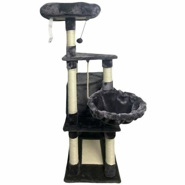 SWIFTY Arbre à chat gris foncé avec niche et 3 plateformes