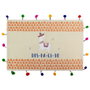 Home Deco Factory Set de table Llama avec pompons 48x34 cm