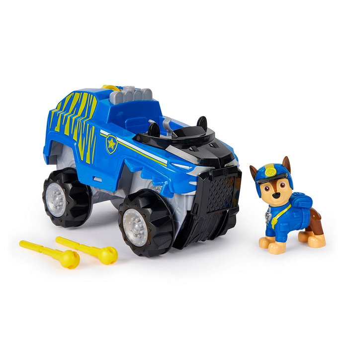 Spin Master PAW Patrol Véhicule Jungle de Chase avec Lancer de Projectiles - Jouet Figurine et Voiture à Rescousse