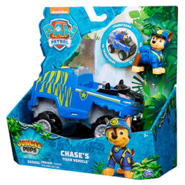 Spin Master PAW Patrol Véhicule Jungle de Chase avec Lancer de Projectiles - Jouet Figurine et Voiture à Rescousse