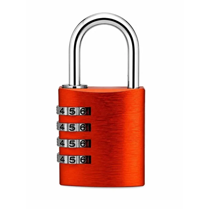 Abus 145/40 Cadenas à combinaison Aluminium orange, 4 chiffres