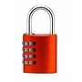 Abus 145/40 Cadenas à combinaison Aluminium orange, 4 chiffres