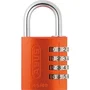 Abus 145/40 Cadenas à combinaison Aluminium orange, 4 chiffres