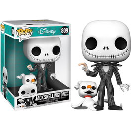 FUNKO Figurine POP Disney L'Étrange Noël de monsieur Jack avec Zero 25cm