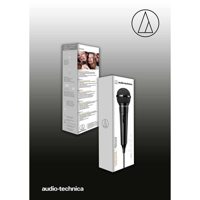 Audio-Technica ATR1-1100X Microphone Unidirectionnel Noir