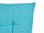 GIFTDECOR Coussin de chaise uni bleu