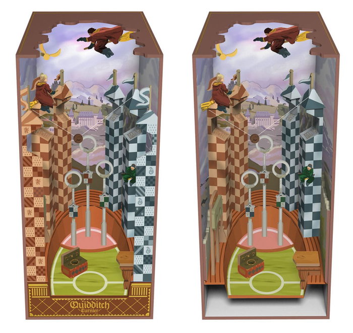 Revell Book Nook Harry Potter Terrain de Quidditch - Maquette 3D avec LED