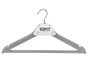 KIPIT Set de 3 cintres en plastique couleurs sombres assorties