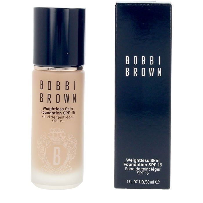 Bobbi Brown Fond de teint WEIGHTLESS SKIN SPF15 Teint mat naturel longue tenue 30 ml