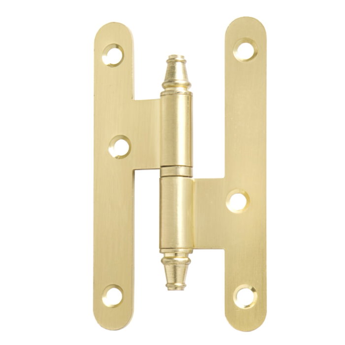 WOLFPACK LINEA PROFESIONAL Paumelle 406/10 laiton bord rond droite WOLFPACK LINEA PROFESIONAL Paumelle 406/10 laiton bord rond droite