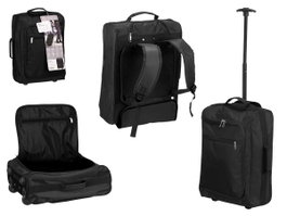 Arte Regal Mochila Trolley Cabina Noir 35x51x18 cm 31.5 L Polyester (Set de 6)
