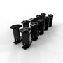 PATCHBOX Blind Panel PATCHBOX® - Lot de 10 Panneaux de Couverture pour Emplacements de Rack et Optimisation du Flux d'Air