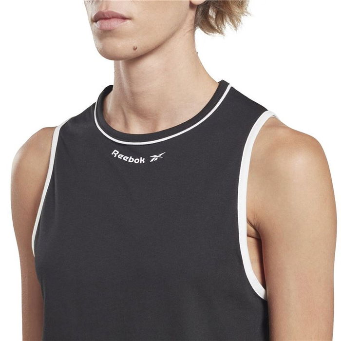 Maillot de Corps sans Manches pour Femme Reebok Rie Noir