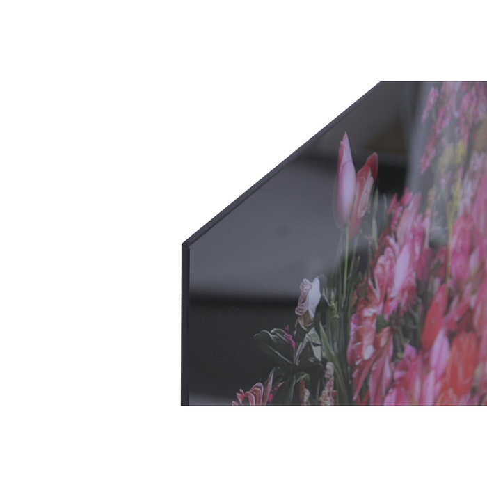 Home ESPRIT Cadre Verre trempé Fleurs 80 x 0,4 x 120 cm