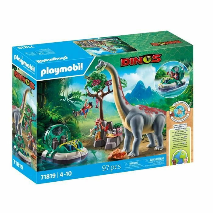 Playmobil 71819 Brachiosaure, explorateurs et aéroglisseur Playmobil 71819 Brachiosaure, explorateurs et aéroglisseur