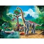 Playmobil 71819 - Set Aventure Brachiosaure et Aéroglisseur avec 2 Personnages Explorateurs et Accessoires, pour Enfants à partir de 3 ans