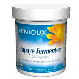 FENIOUX Papaya Fermentada 200 gélules – Complément alimentaire défenses naturelles