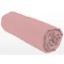 Lovely Home Drap-housse LH71632 140x190+25 cm en Coton 100% Rose Poudré pour Lit 140x190 cm
