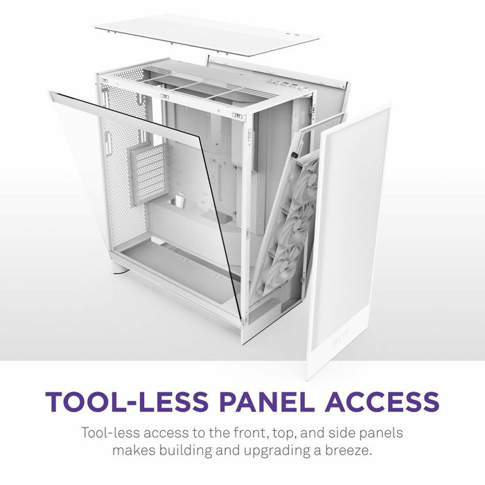 NZXT H7 Flow Boîtier Moyen-Tour Blanc