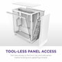 NZXT H7 Flow Boîtier Moyen-Tour Blanc