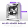 NZXT H7 Flow Boîtier Moyen-Tour Blanc
