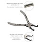 WOLFPACK LINEA PROFESIONAL Pince pour anneaux intérieurs courbes 175 mm DIN5256