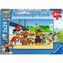 Ravensburger Pat' Patrouille - Lot de 2 Puzzles 24 Pièces - Chiens Héroïques - Puzzle Enfant dès 4 Ans - Poster Taille Réelle Inclus