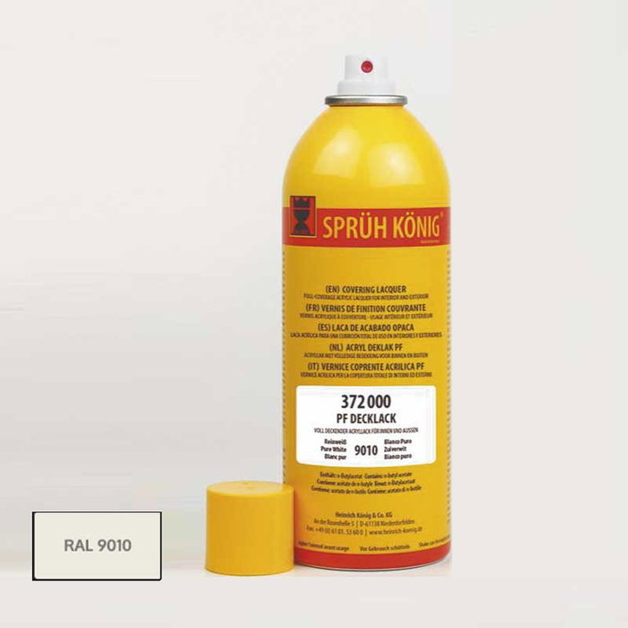 KONIG Konig Laca Pigmentación Opaca Semimate - Lave de finition acrylique opaque semi-mate 150 ml, séchage rapide, pour bois, plastique et métal