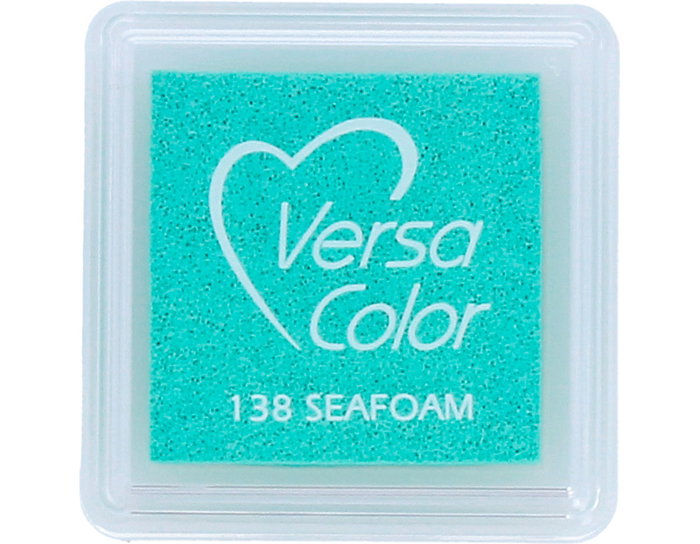 Tsukineko Versacolor Tampon encreur espuma de mar opaque 33x33mm Tsukineko Versacolor Tampon encreur espuma de mar opaque 33x33mm