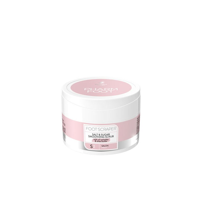 Vv Pharm Foot Foot Scraper Salt & Sugar Smoothing Scrub 200g Vv Pharm Foot Foot Scraper Salt & Sugar Smoothing Scrub 200g