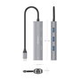 Hub USB Aisens ASUC-4P040-GR Gris