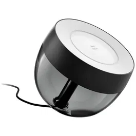 Philips Hue Lampe Iris White & Color Ambiance, compatible Bluetooth, Noir, fonctionne avec Alexa, Google Assistant et Apple HomeKit, 10W