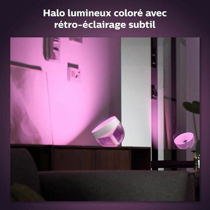Philips Hue White & Color Ambiance Lampe Iris Noir
