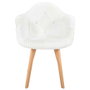 Home Deco Factory Silla Butaca Patchwork Blanche