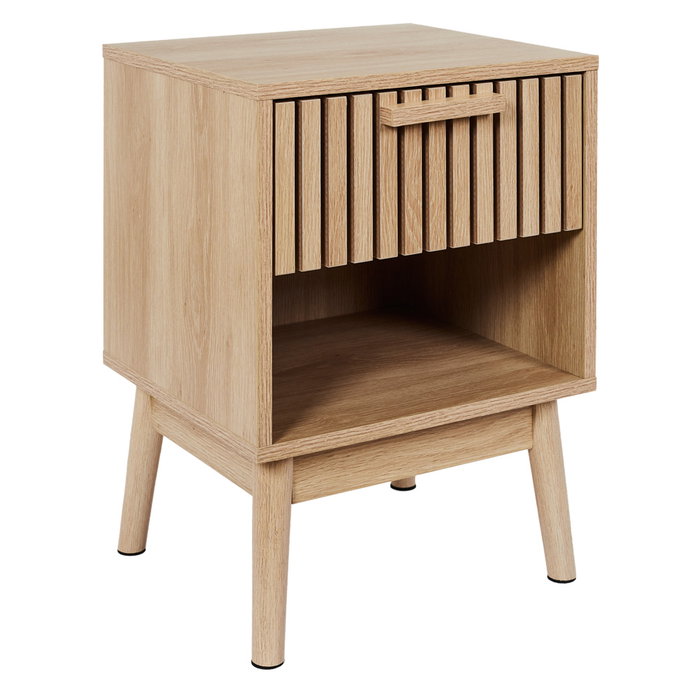 Home Deco Factory Table de nuit Klaus avec tiroir Home Deco Factory Table de nuit Klaus avec tiroir