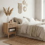 Home Deco Factory Table de nuit Klaus avec tiroir