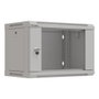 Lanberg Baie Mural Fermé 6U 19 Pouces Gris 540x350 mm pour Equipements Réseau